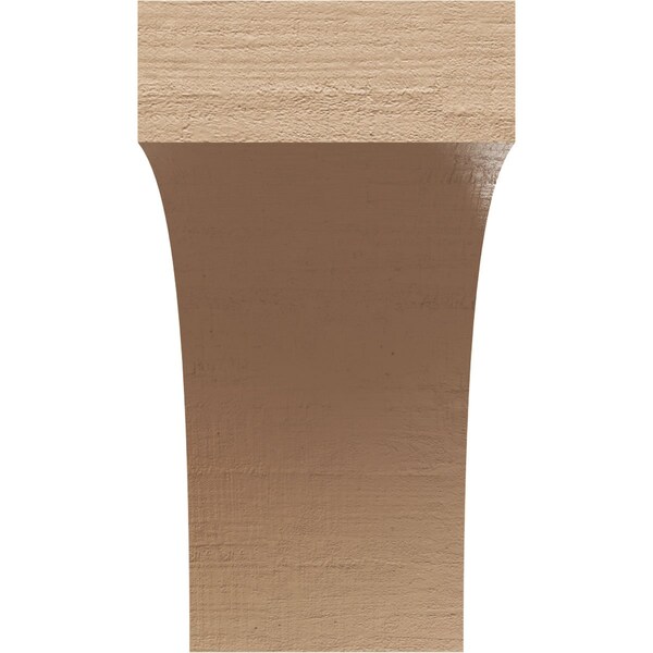 8in. W X 16in. D X 16in. H Series 1 Huntington Rough Cedar Woodgrain TimberThane Corbel, Primed Tan